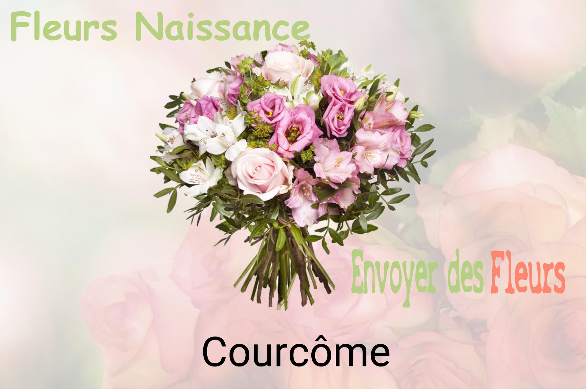 Bouquet de fleurs de naissance livré à Courcôme